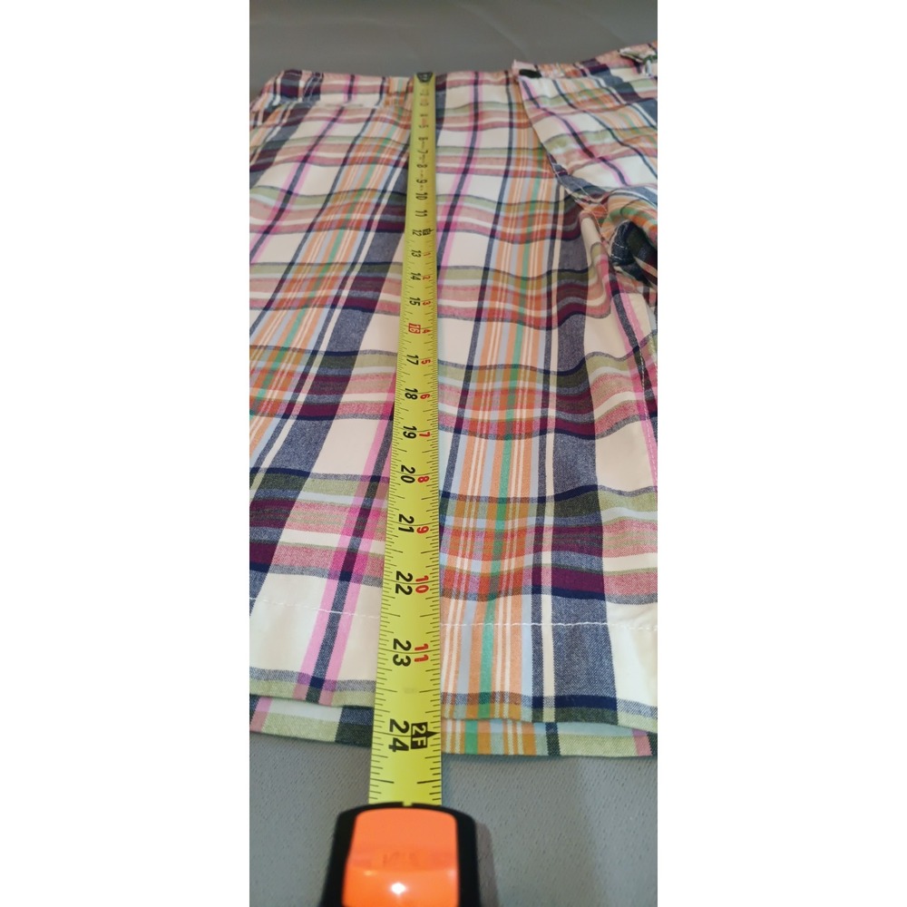 Chor NWT Mens Shorts Size 31 Plaid Chino Golf Preppy 90s Retro Eclectic Grandpa - Picture 5 of 9